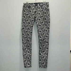 Iris Jeans Floral Print Stretch Jeans.​​